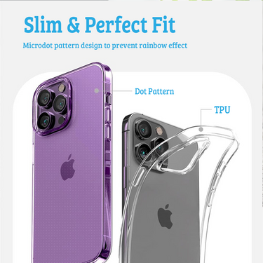 iPhone 13 Compatible Case Cover With Transparent Pearl Jelly